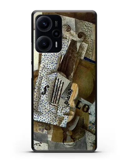 Чехол Мелодия для скрипки (Брак Жорж) силиконовый для Xiaomi Poco F5