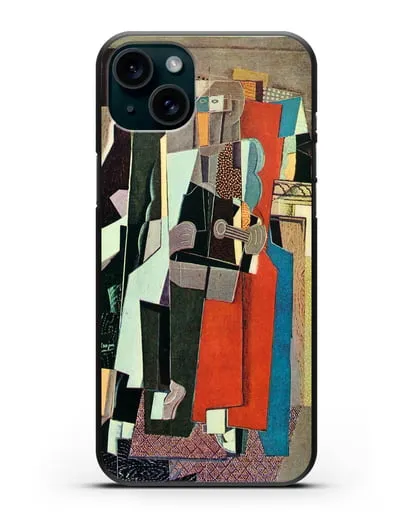 Чехол Музыкант (Брак Жорж) силиконовый для iPhone 15 Plus