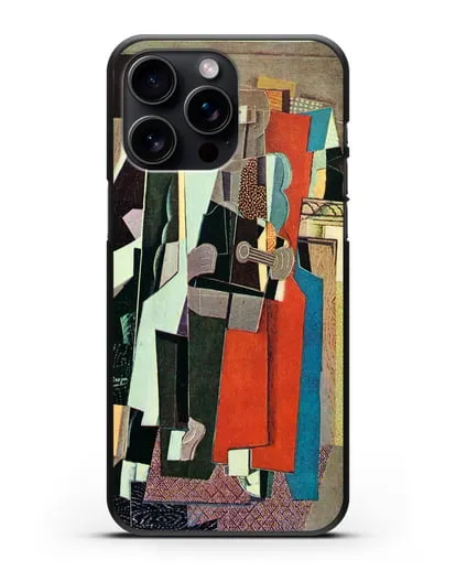 Чехол Музыкант (Брак Жорж) силиконовый для iPhone 15 Pro Max