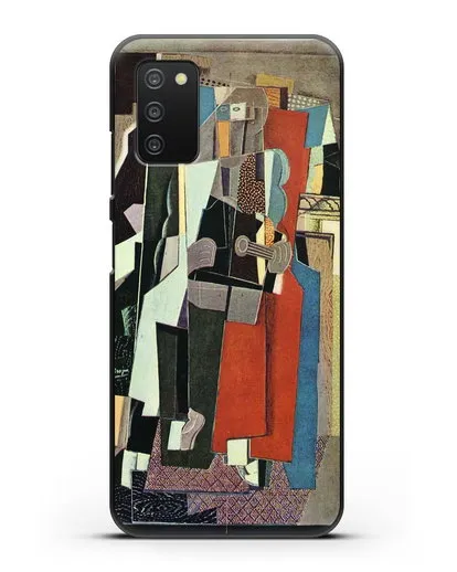 Чехол Музыкант (Брак Жорж) силиконовый для Samsung Galaxy A03S [SM-A037F]
