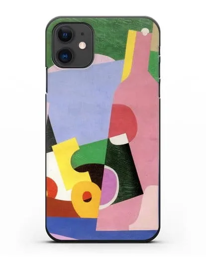 Чехол Натюрморт с бутылкой (Вельмье Жорж) силиконовый для iPhone 11