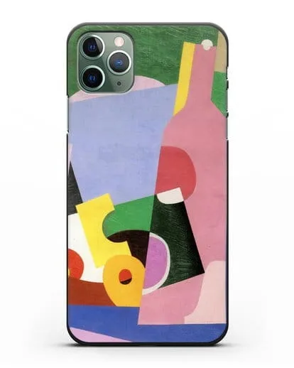 Чехол Натюрморт с бутылкой (Вельмье Жорж) силиконовый для iPhone 11 Pro Max