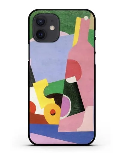 Чехол Натюрморт с бутылкой (Вельмье Жорж) силиконовый для iPhone 12