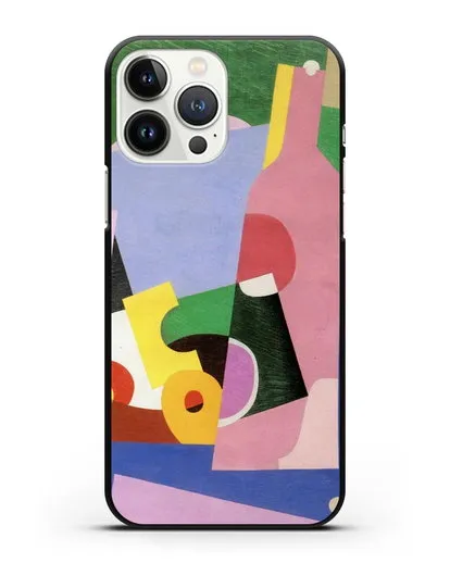 Чехол Натюрморт с бутылкой (Вельмье Жорж) силиконовый для iPhone 13 Pro Max