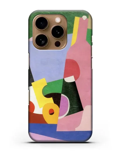 Чехол Натюрморт с бутылкой (Вельмье Жорж) силиконовый для iPhone 16 Pro