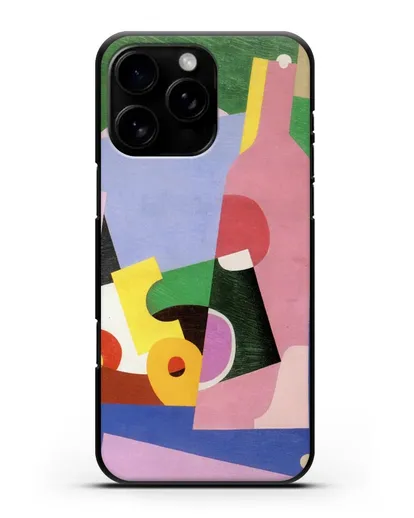 Чехол Натюрморт с бутылкой (Вельмье Жорж) силиконовый для iPhone 16 Pro Max
