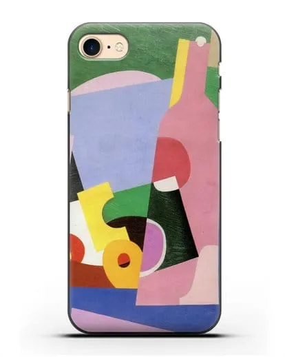 Чехол Натюрморт с бутылкой (Вельмье Жорж) силиконовый для iPhone 8