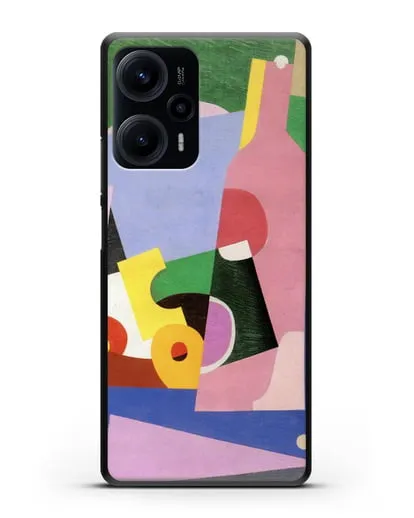 Чехол Натюрморт с бутылкой (Вельмье Жорж) силиконовый для Xiaomi Poco F5