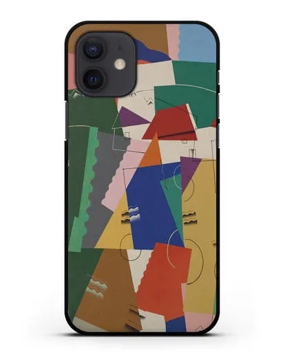 Чехол Кубическая композиция (Вельмье Жорж) силиконовый для iPhone 12