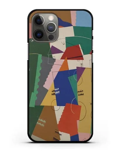 Чехол Кубическая композиция (Вельмье Жорж) силиконовый для iPhone 12 Pro