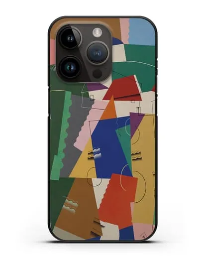 Чехол Кубическая композиция (Вельмье Жорж) силиконовый для iPhone 14 Pro