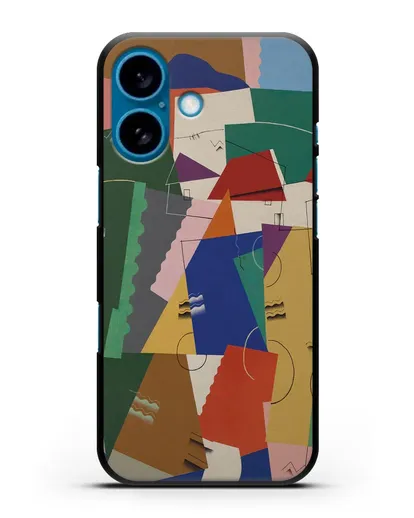 Чехол Кубическая композиция (Вельмье Жорж) силиконовый для iPhone 16