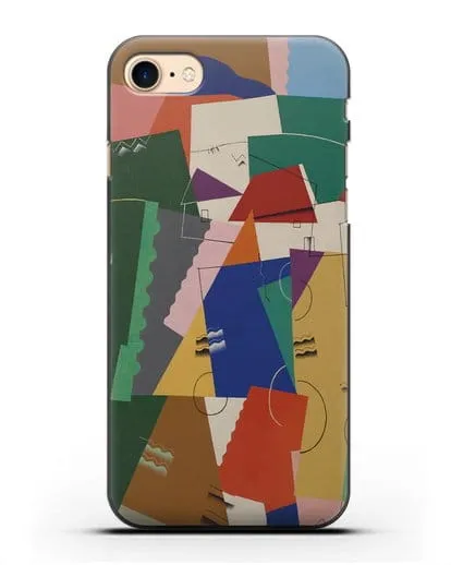 Чехол Кубическая композиция (Вельмье Жорж) силиконовый для iPhone 8