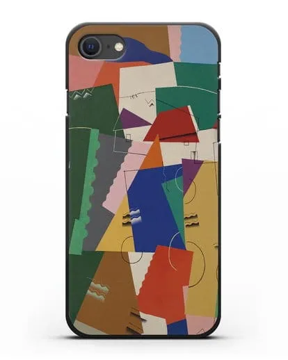 Чехол Кубическая композиция (Вельмье Жорж) силиконовый для iPhone SE 2020
