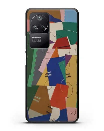 Чехол Кубическая композиция (Вельмье Жорж) силиконовый для Xiaomi Poco F4