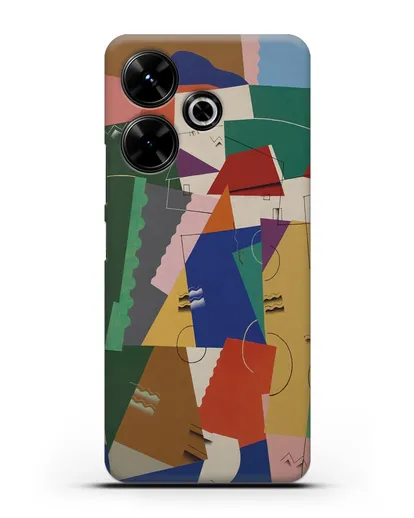 Чехол Кубическая композиция (Вельмье Жорж) силиконовый для Xiaomi Poco M6