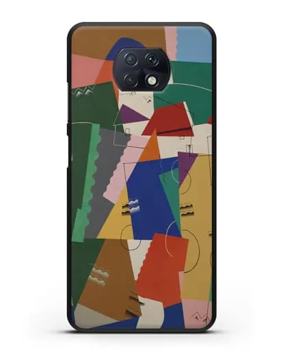 Чехол Кубическая композиция (Вельмье Жорж) силиконовый для Xiaomi Redmi Note 9T