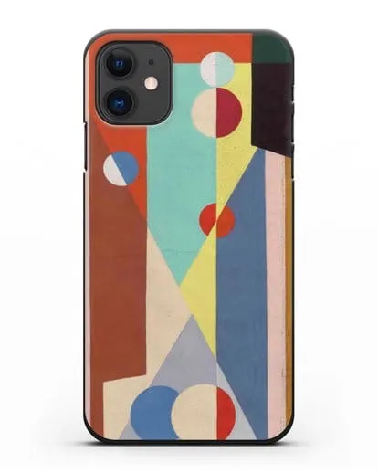 Чехол Геометрическая композиция (Вельмье Жорж) силиконовый для iPhone 11