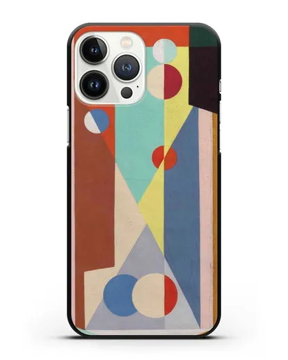Чехол Геометрическая композиция (Вельмье Жорж) силиконовый для iPhone 13 Pro Max