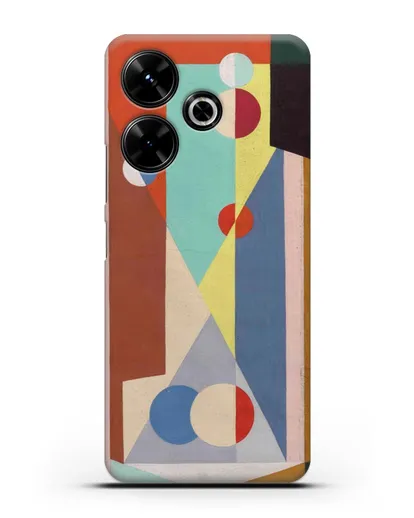 Чехол Геометрическая композиция (Вельмье Жорж) силиконовый для Xiaomi Poco M6
