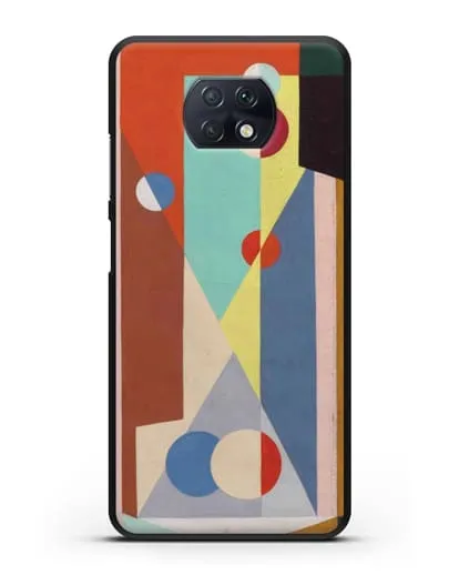 Чехол Геометрическая композиция (Вельмье Жорж) силиконовый для Xiaomi Redmi Note 9T
