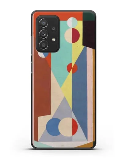 Чехол Геометрическая композиция (Вельмье Жорж) силиконовый для Samsung Galaxy A53