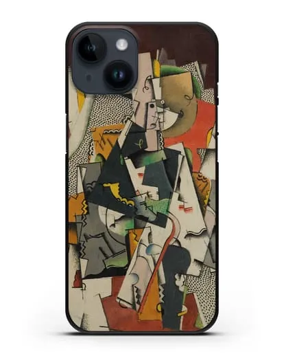 Чехол Сидящая девочка (Вельмье Жорж) силиконовый для iPhone 14