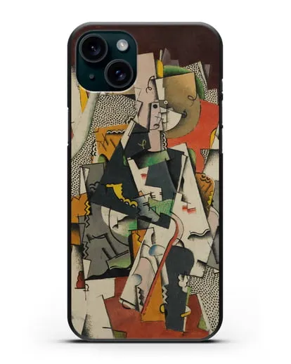 Чехол Сидящая девочка (Вельмье Жорж) силиконовый для iPhone 15 Plus