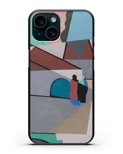 Чехол Деревня (Вельмье Жорж) силиконовый для iPhone 15