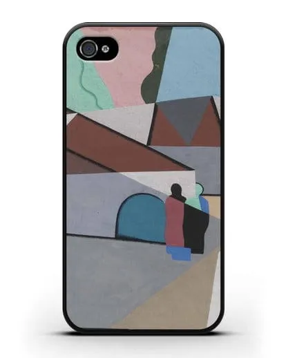 Чехол Деревня (Вельмье Жорж) силиконовый для iPhone 4/4s