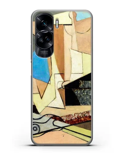 Чехол Фигуры и якорь (Маркусси Луи) силиконовый для Honor 90 Lite