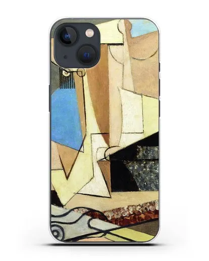 Чехол Фигуры и якорь (Маркусси Луи) силиконовый для iPhone 13