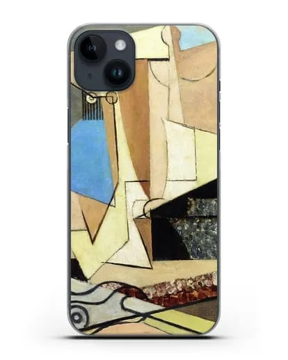 Чехол Фигуры и якорь (Маркусси Луи) силиконовый для iPhone 14 Plus