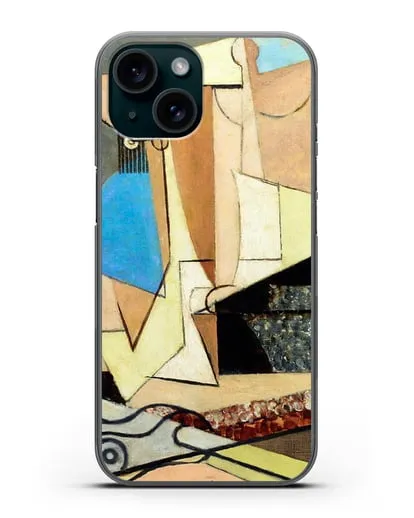 Чехол Фигуры и якорь (Маркусси Луи) силиконовый для iPhone 15