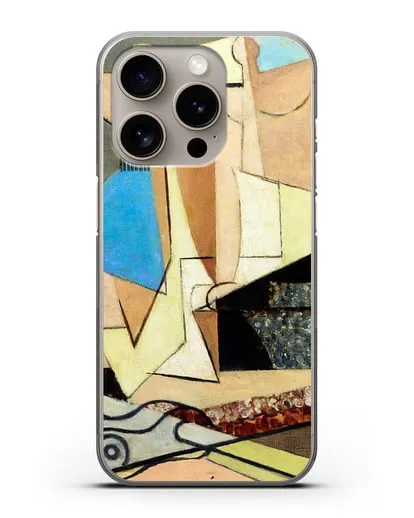 Чехол Фигуры и якорь (Маркусси Луи) силиконовый для iPhone 15 Pro