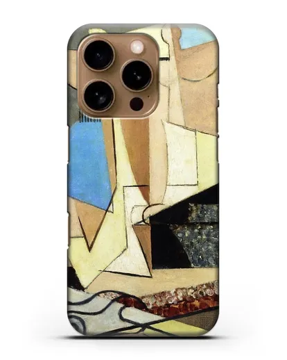 Чехол Фигуры и якорь (Маркусси Луи) силиконовый для iPhone 16 Pro