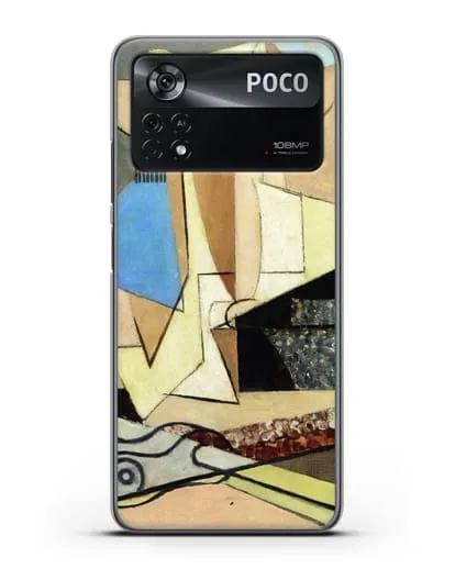 Чехол Фигуры и якорь (Маркусси Луи) силиконовый для Xiaomi Poco X4 Pro