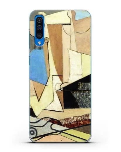 Чехол Фигуры и якорь (Маркусси Луи) силиконовый для Samsung Galaxy A50