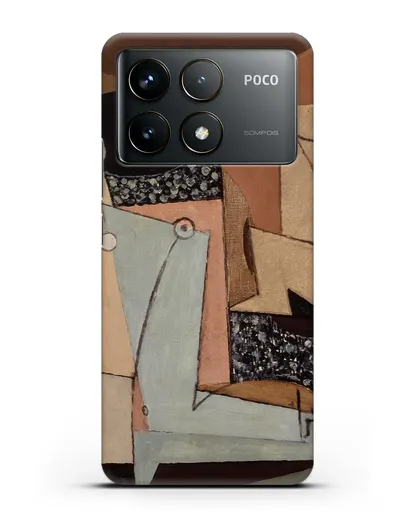 Чехол Фигуры на пляже (Маркусси Луи) силиконовый для Xiaomi Poco F6 Pro