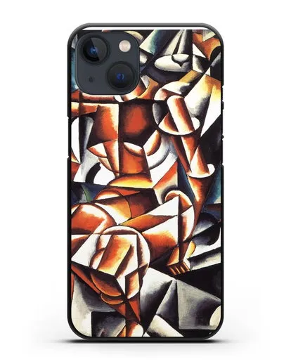 Чехол Воздух, человек, космос (Попова Любовь) силиконовый для iPhone 13