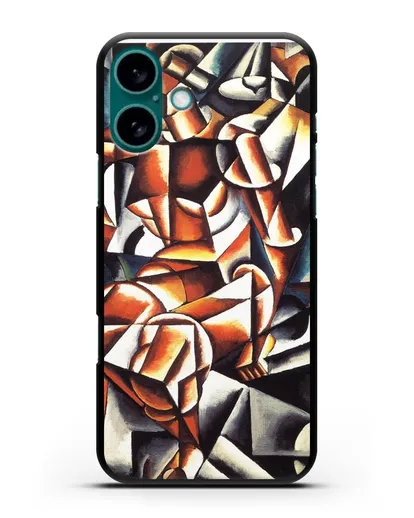 Чехол Воздух, человек, космос (Попова Любовь) силиконовый для iPhone 16 Plus