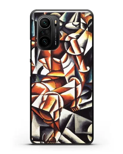 Чехол Воздух, человек, космос (Попова Любовь) силиконовый для Xiaomi Poco F3