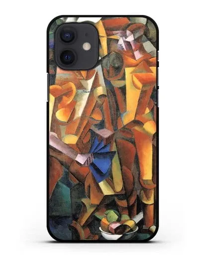 Чехол Композиция с фигурами (Попова Любовь) силиконовый для iPhone 12