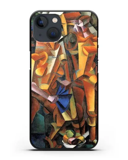 Чехол Композиция с фигурами (Попова Любовь) силиконовый для iPhone 13