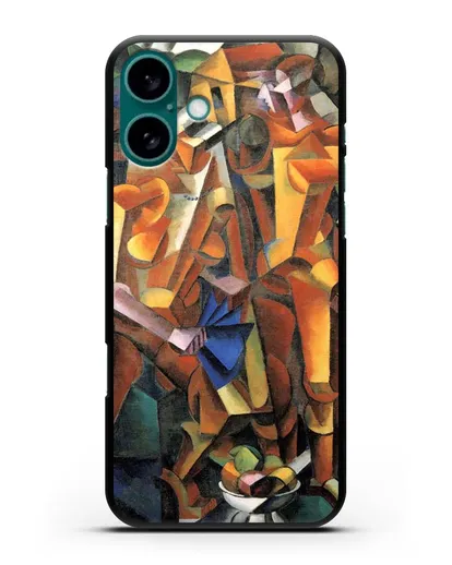 Чехол Композиция с фигурами (Попова Любовь) силиконовый для iPhone 16 Plus