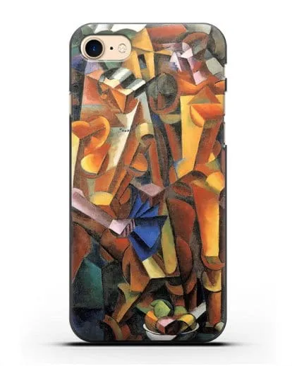 Чехол Композиция с фигурами (Попова Любовь) силиконовый для iPhone 7