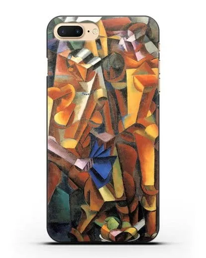 Чехол Композиция с фигурами (Попова Любовь) силиконовый для iPhone 8 Plus