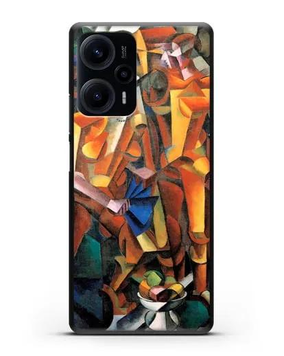 Чехол Композиция с фигурами (Попова Любовь) силиконовый для Xiaomi Poco F5