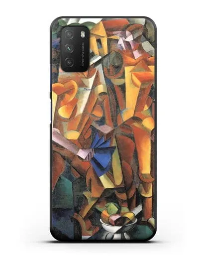 Чехол Композиция с фигурами (Попова Любовь) силиконовый для Xiaomi Poco M3