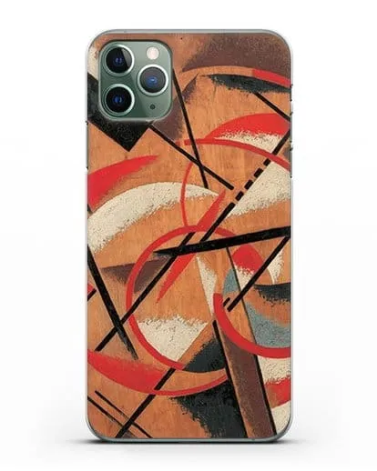 Чехол Пространственно-силовая конструкция (Попова Любовь) силиконовый для iPhone 11 Pro